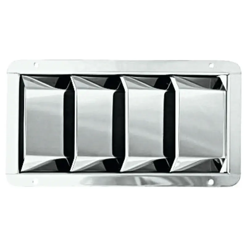 PLASTIMO RECTANGULAR LOUVER U ST/STEEL 316