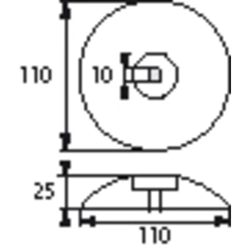 PLASTIMO RUDERANODE MAGNESIUM 110MM DURCHM (X2)