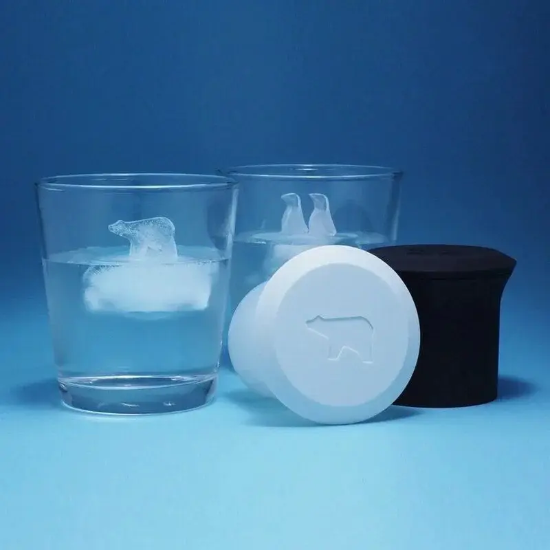 Polar Bear & Penguin Ice Cubes (set of 2 pieces)