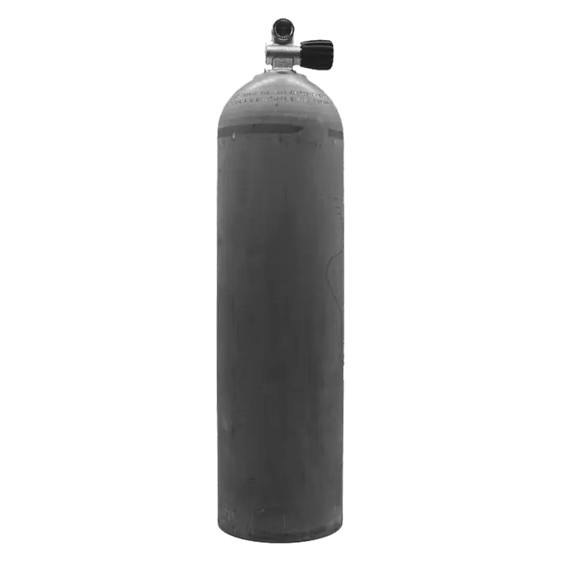 Polaris MES 80cft (11,1 L) Aluflasche 207bar Ventil 12144 rechts
