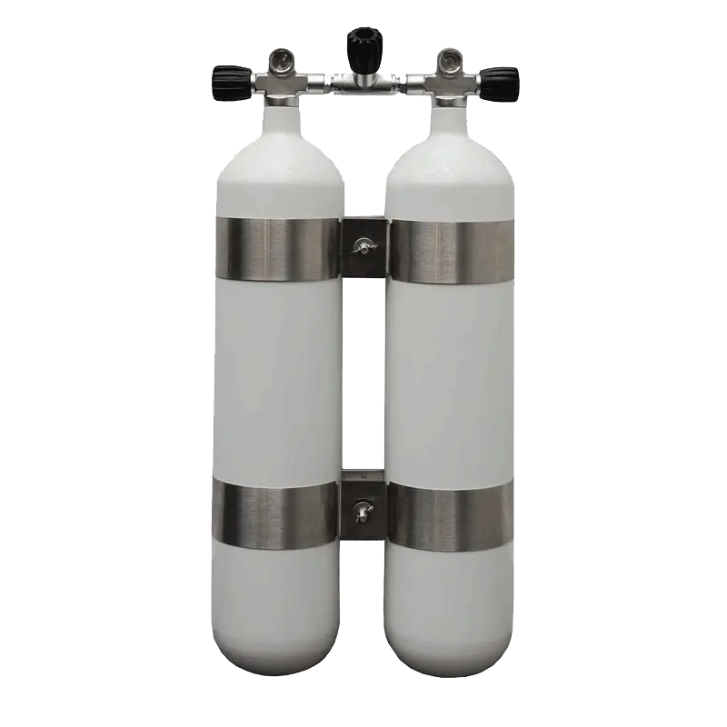 Polaris Tauchflasche 10l Monoventil Doppelgerät