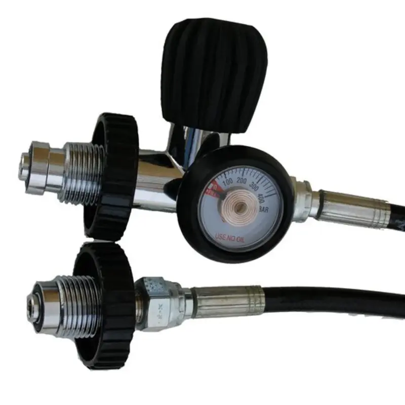 Polaris Überströmschlauch 1 m bis 300 bar mit Manometer