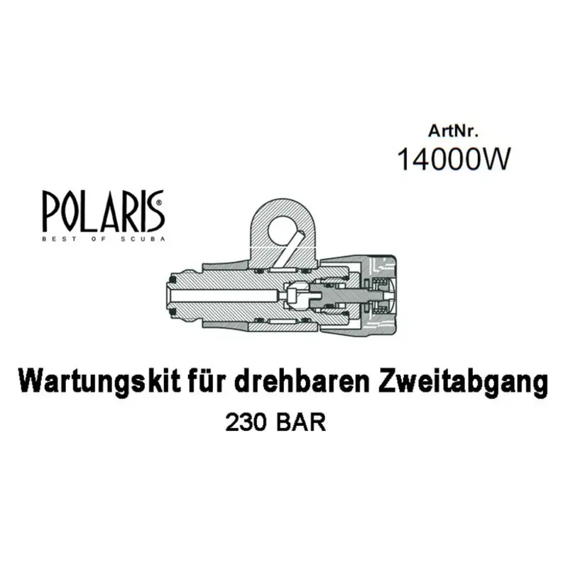 Polaris Wartungssatz für Zweitabgang 14001