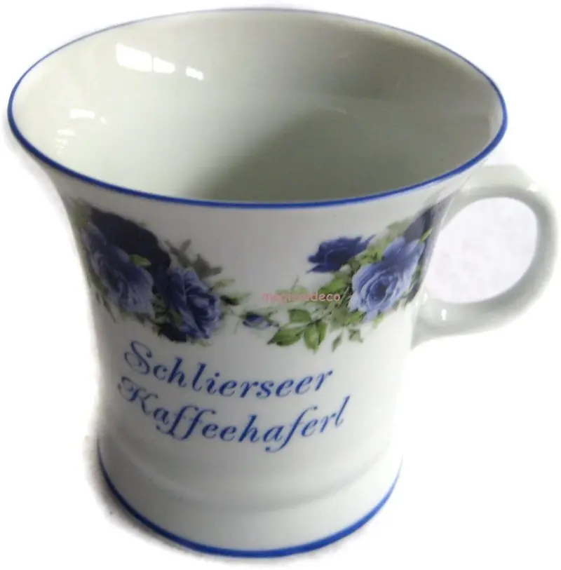Porzellan- Tasse, Kaffeepott, Haferl- Schliersee