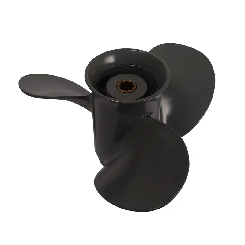 Propeller für Honda Außenborder 8 bis 20 PS, 9 1/4" Durchmesser, 11" Steigung, mit 8 Zähnen, Aluminium anthrazit/grau