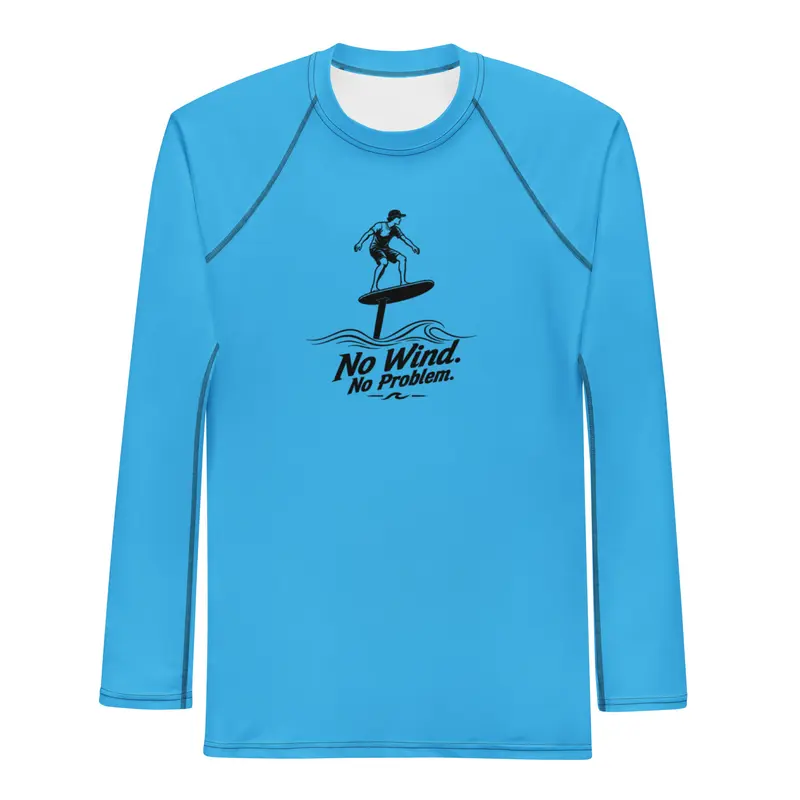 Pumpfoil-Kein Wind. Kein Problem. Herren-Rash-Guard