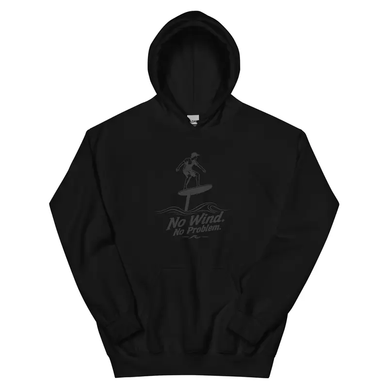 Pumpfoil-Kein Wind. Kein Problem Hoodie