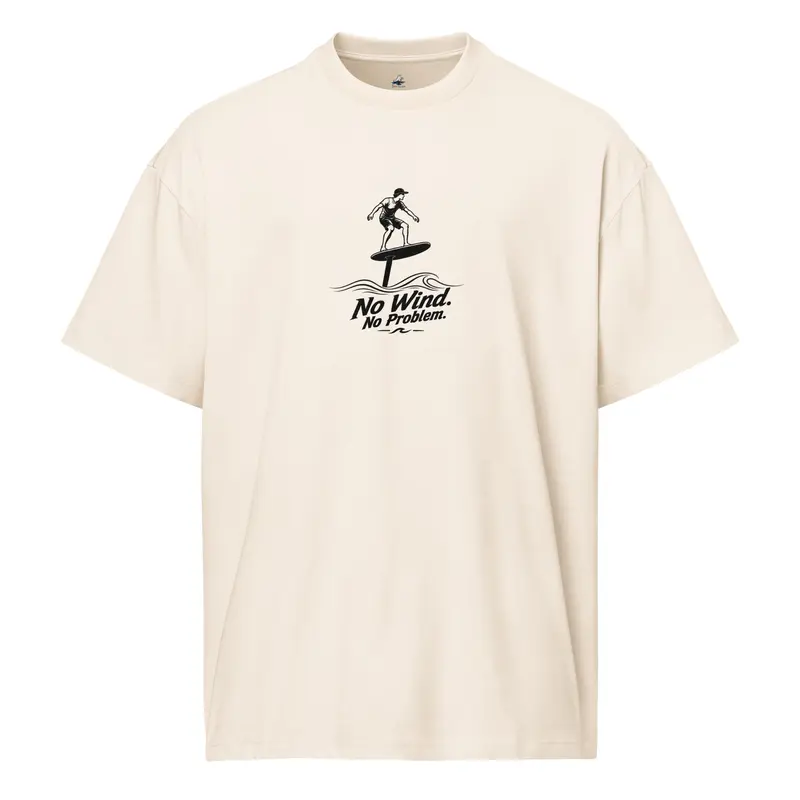 Pumpfoil-No Wind. No Problem. Boxy-T-Shirt für Herren