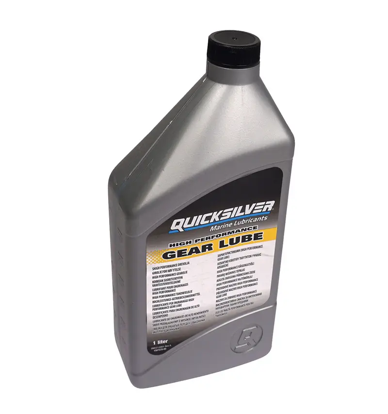 Quicksilver Hochleistungs-Getriebeschmiermittel Getriebeöl SAE90 – 1 Liter | Premium Schutz für Außenborder & Heckantriebe