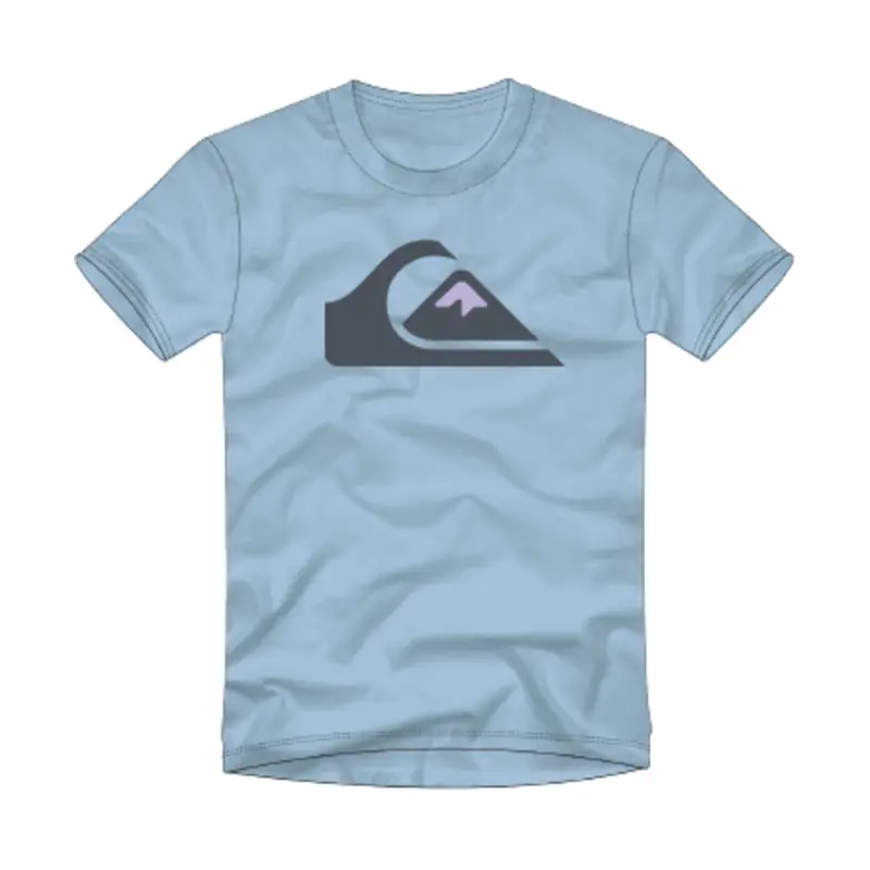 Quiksilver Comp Logo SS T-Shirt blau