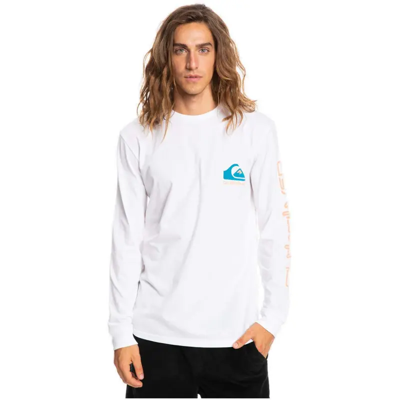 Quiksilver Omni Logo Langarmshirt weiß