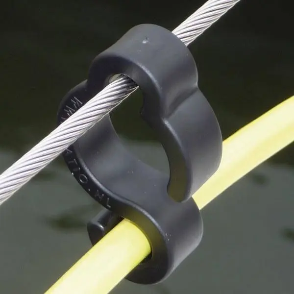 Ratio Kabelhalter für Seereling – ordentlich verlegte Kabel an Bord, 6 Stück