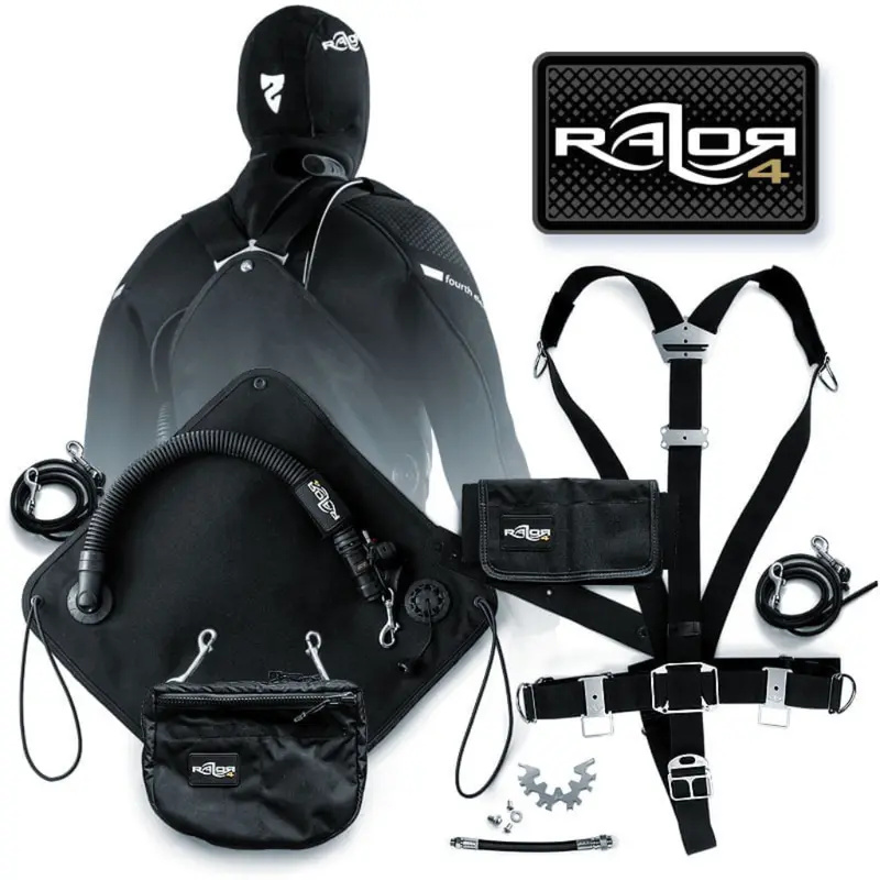 Razor 4 Sidemount System Black Titanium