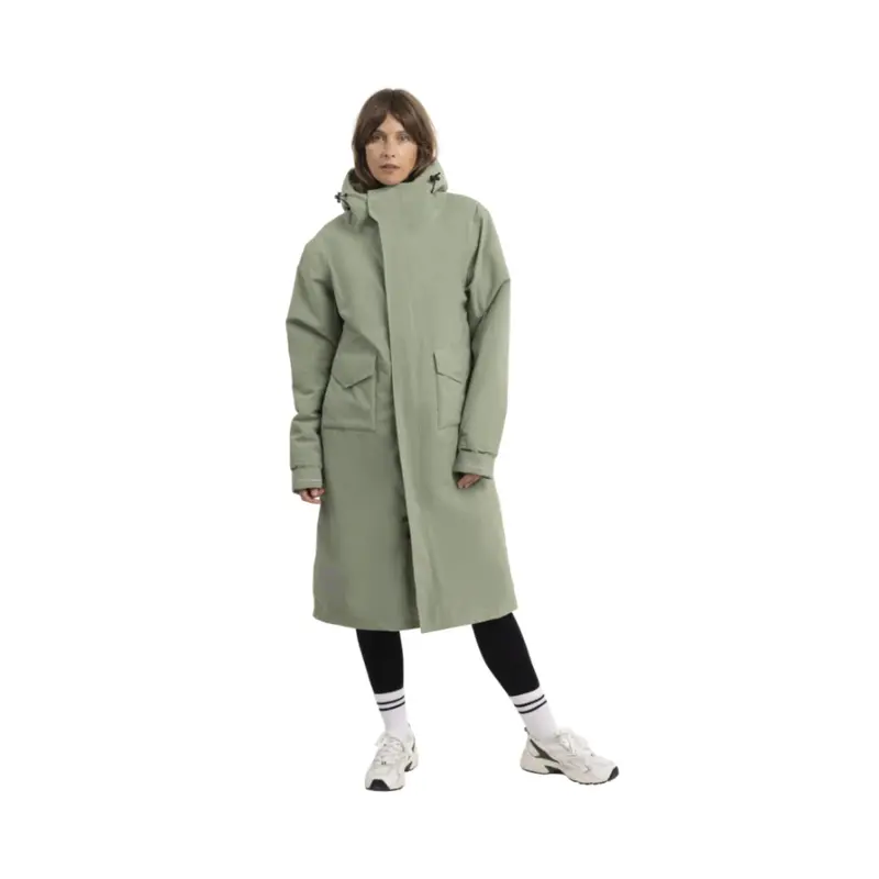 Red Evo Pro Slimline Damen Parka Windjacke sage green