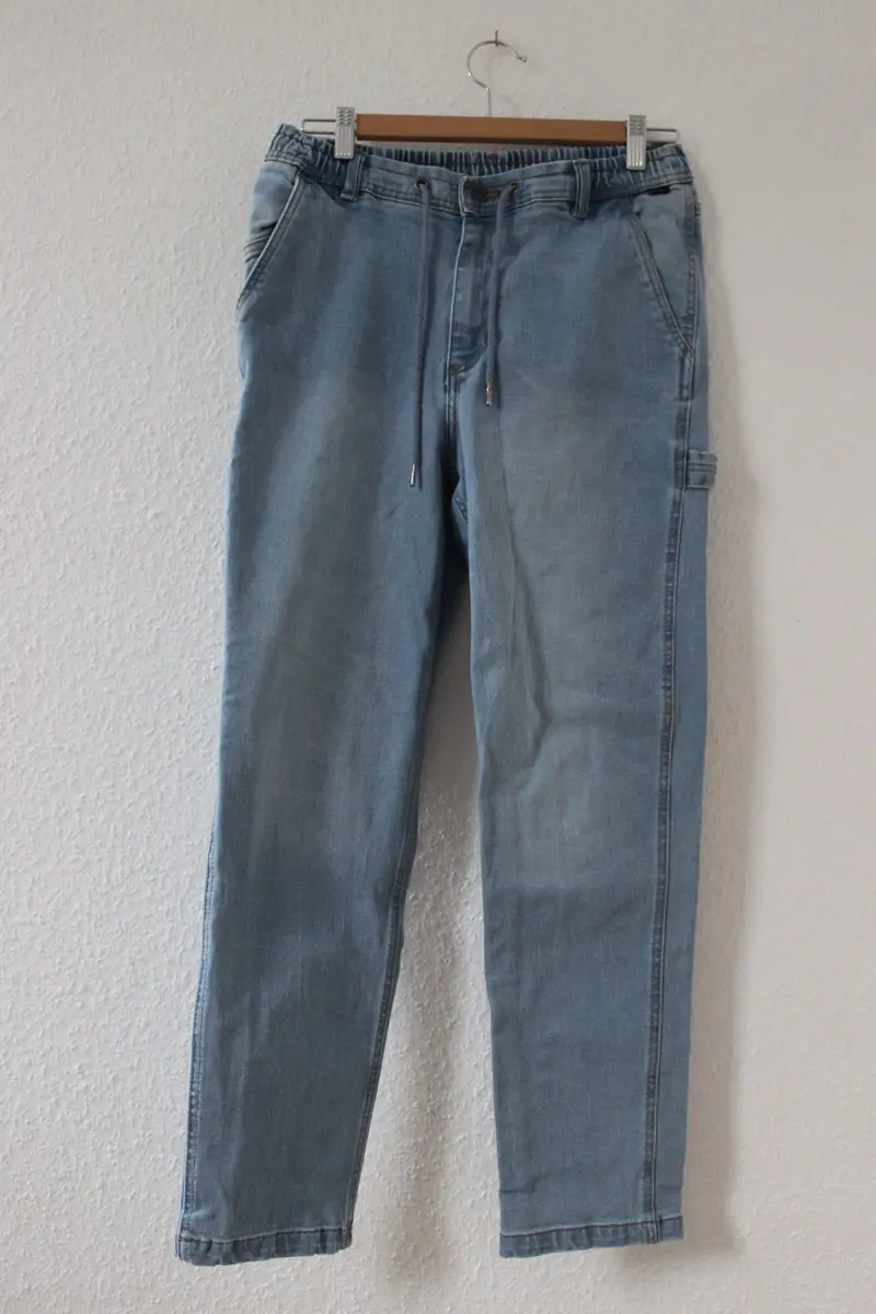 REELL Light Blue Denim Baggy Pants