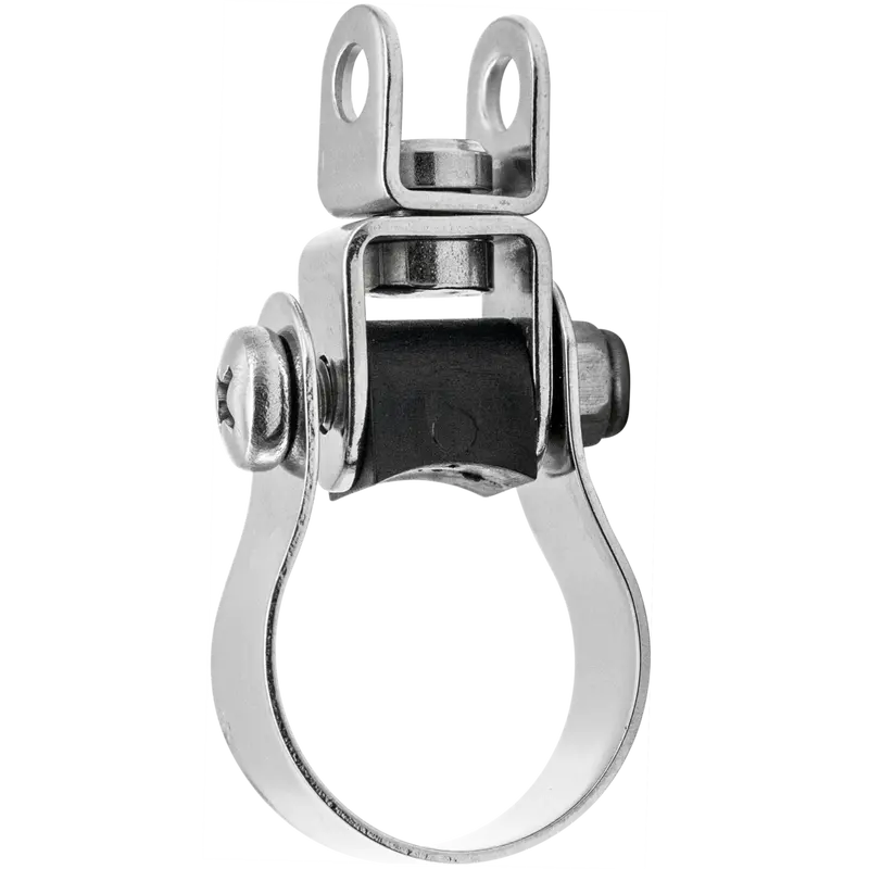 Relingschelle mit Wirbel, für 25 mm ø