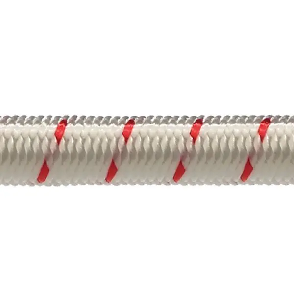 Robline Gummileine weiss/rot