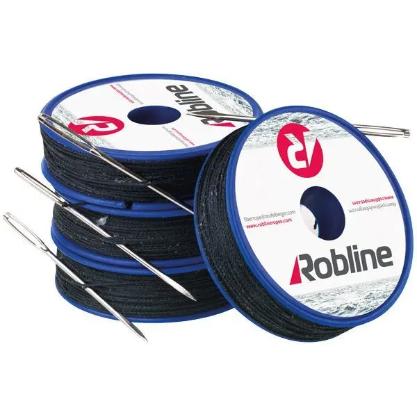 Robline Takelgarn gewachst D=0,8mm L=80m mit Segelnadel