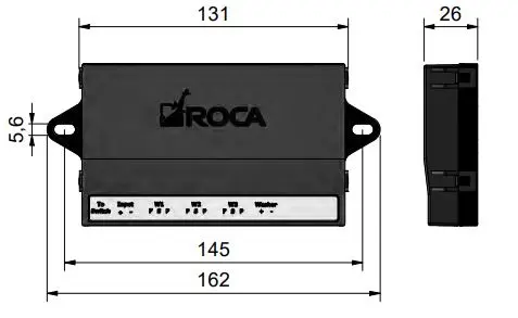 Roca Dynamic Kontrolleinheit – Scheibenwischer-Steuerung für 1–3 Wischermotoren