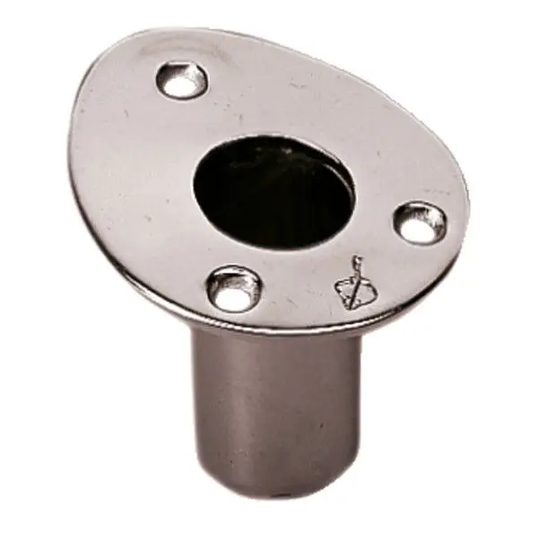 Roca Flaggenstockhalter aus Edelstahl – bündiger Einbau für Flaggenstock Ø 25 mm