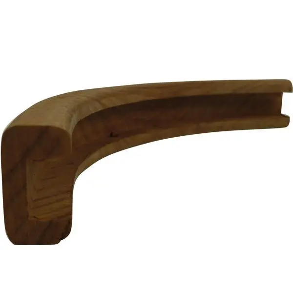Roca Teakecke U-Profil außen 90° – Außenrundung für Teak-Leisten, Radius 50 mm