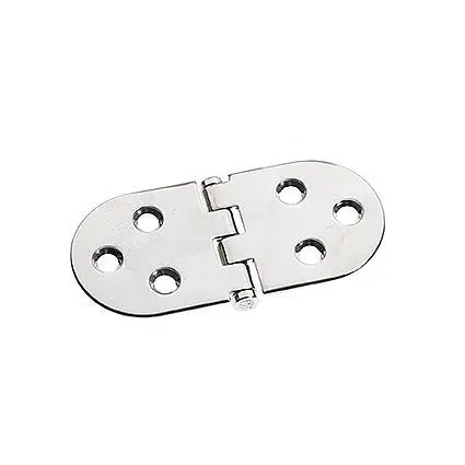 Roca Tischscharnier – Edelstahl A4 (AISI 316), 75 × 40 mm, 180°, verdeckt