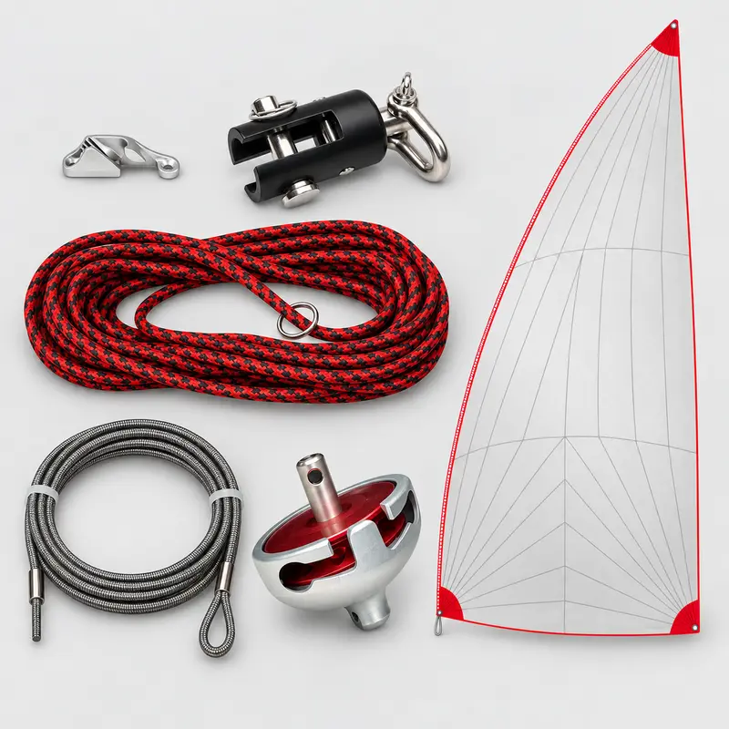Rollgennaker Kit für 15 - 17 Fuß Katamarane | Umrüstkit für vorhandene Gennakersysteme