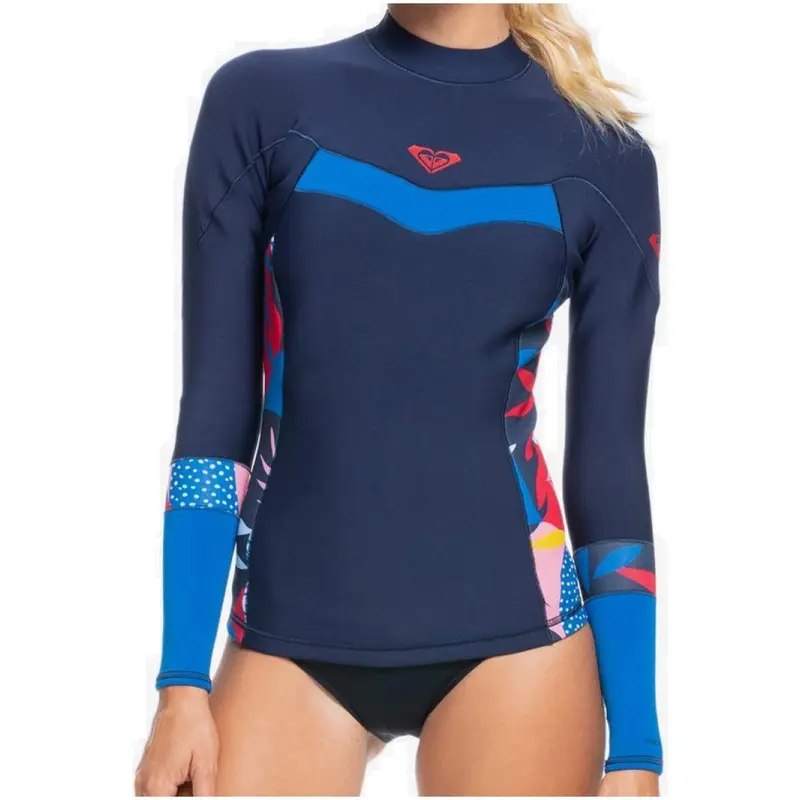 Roxy 1.0 Syncro Jacket LS Damen Neoprenshirt blau