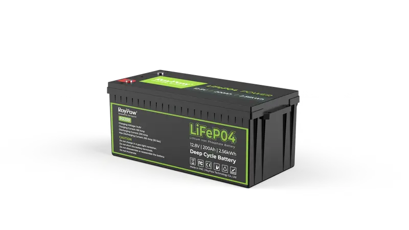 RoyPow IP65 S-Serie Batterie 12V 200Ah, LiFePO4