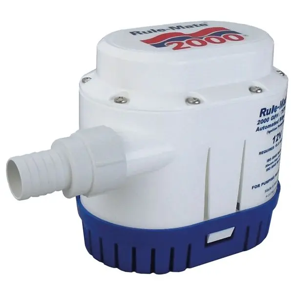 Rule Rule-Mate Bilgenpumpe 2000 GPH – vollautomatisch, 12 V