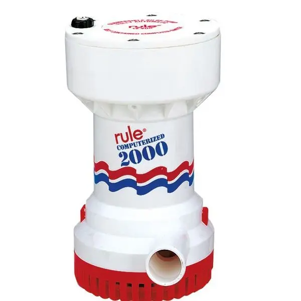 Rule Rule-Mate Bilgenpumpe 2000 GPH – vollautomatisch, 24 V