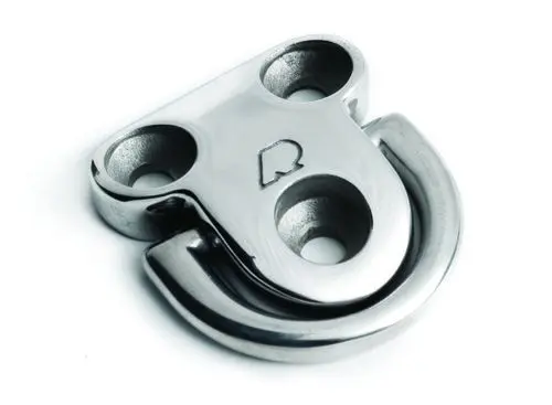 Rutgerson Decksauge klappbar rostfreier Stahl L=43mm B=40mm ID=14mm Bruchlast 1500kg