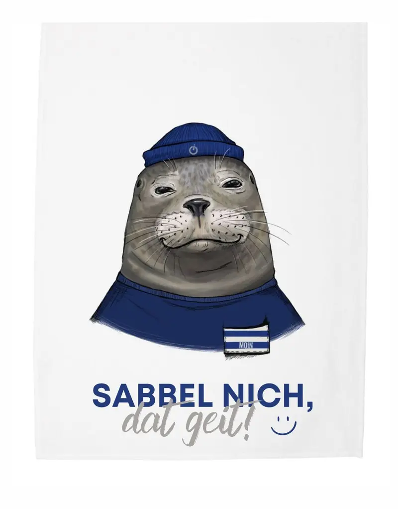 Sabbel nich Geschirrtuch Kuddel alt