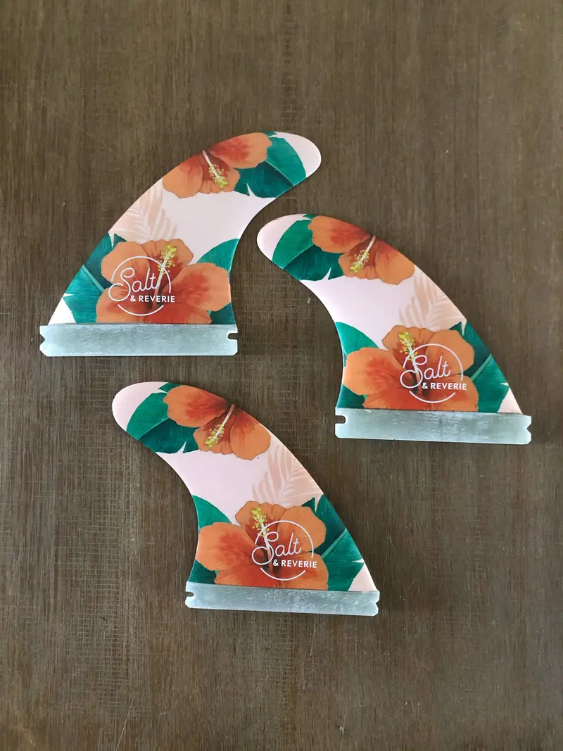 Salt & Reverie Surf Company - Tropical G5 Tri-fin (set of 3 fins) Futures compatible