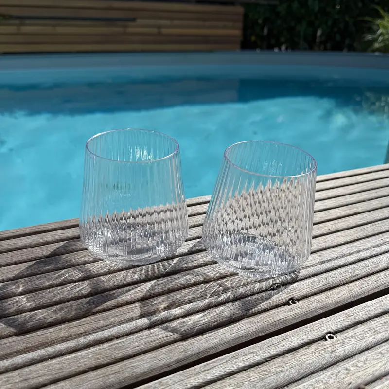 Schwimmende, bruchfeste Gläser | 2er-Set