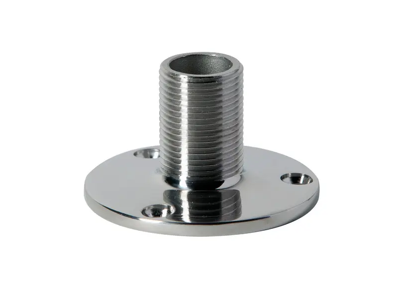 Scout PA-42 Antennenfuß aus Edelstahl – niedriger Aufbau, H = 4 cm