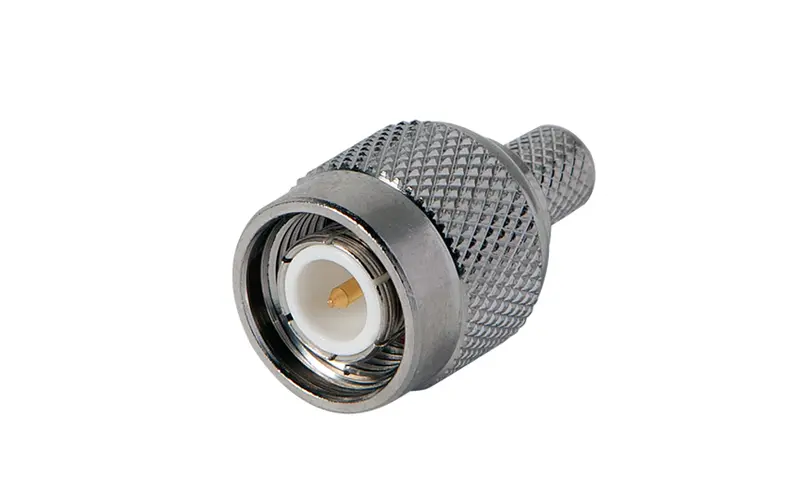 Scout TNC-Stecker für RG58-Kabel – zum Aufkrimpen, vernickelt