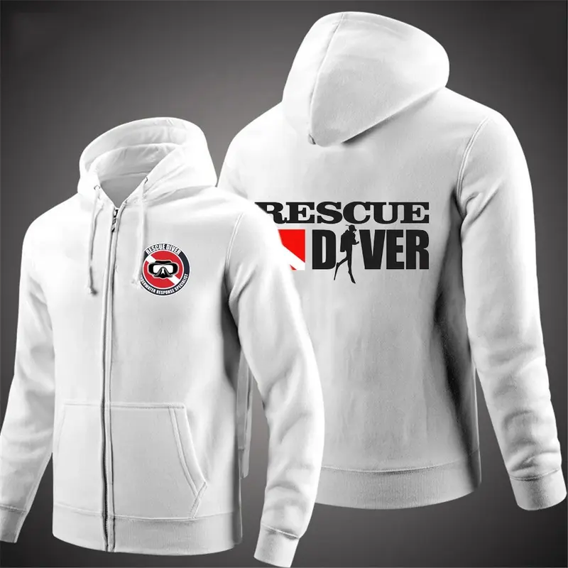 Scuba Diving Men's Fashion Hoodie - Rescue Diver