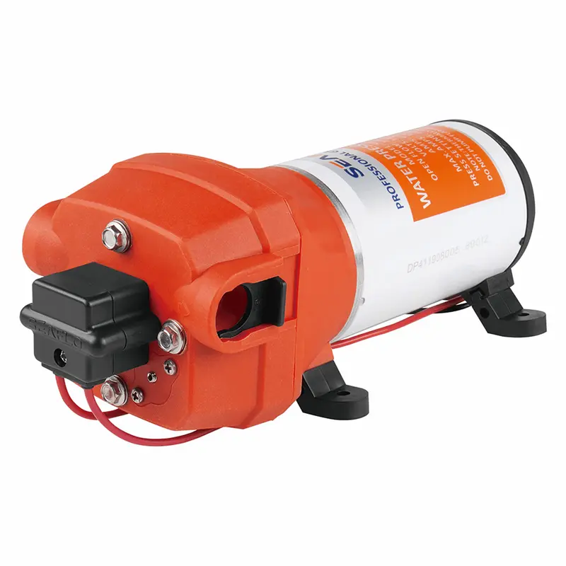 SEAFLO 4-Kammer Membranpumpe der Serie 41(LANG), 17 LPM, 2,8bar, IP20 Nur im Innenbereich (24 Volt)