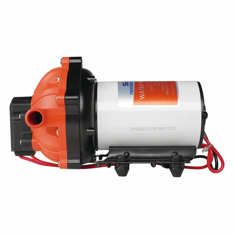 SEAFLO 5-Kammer Membranpumpe Serie 55 mit Bypass, 18,9L/min 4,2bar, IP20 Nur im Innenbereich (230V)
