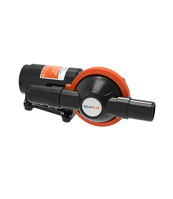 Seaflo DC Membranpumpe Abwasserpumpe 5,0 GPM /19LPM Max 8A kompakt drehbar selbstansaugend(12v/24v)