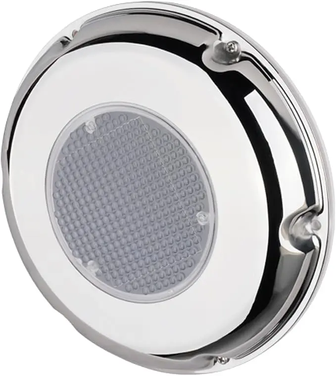 Seaflo Solar-Ventilator aus Edelstahl – 1,2 W Solar-Lüfterohne Akku & Schalter 900 CFH Luftstrom, Korrosionsbeständig, Ideal für Schiffe, Boote Caravan -Belüftung