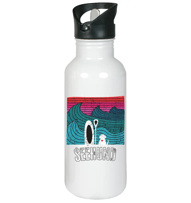 Seehund - Edelstahl-Trinkflasche