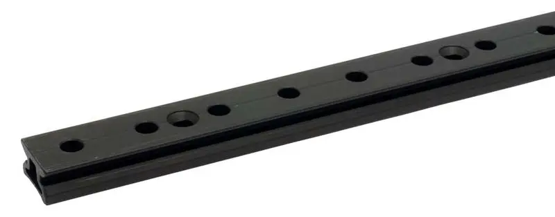 Seldén Schiene Typ 15 mit Pinstop – ultraflaches Aluminiumprofil für Travellersysteme