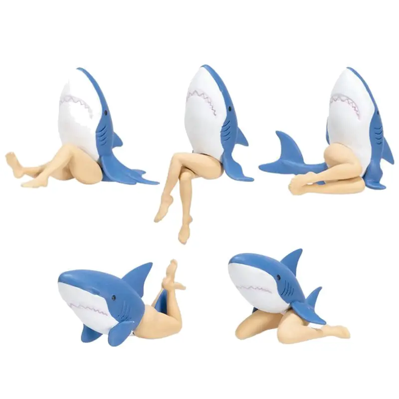 Shark Capsule Toy - Anthropomorphic Great White Shark Figure