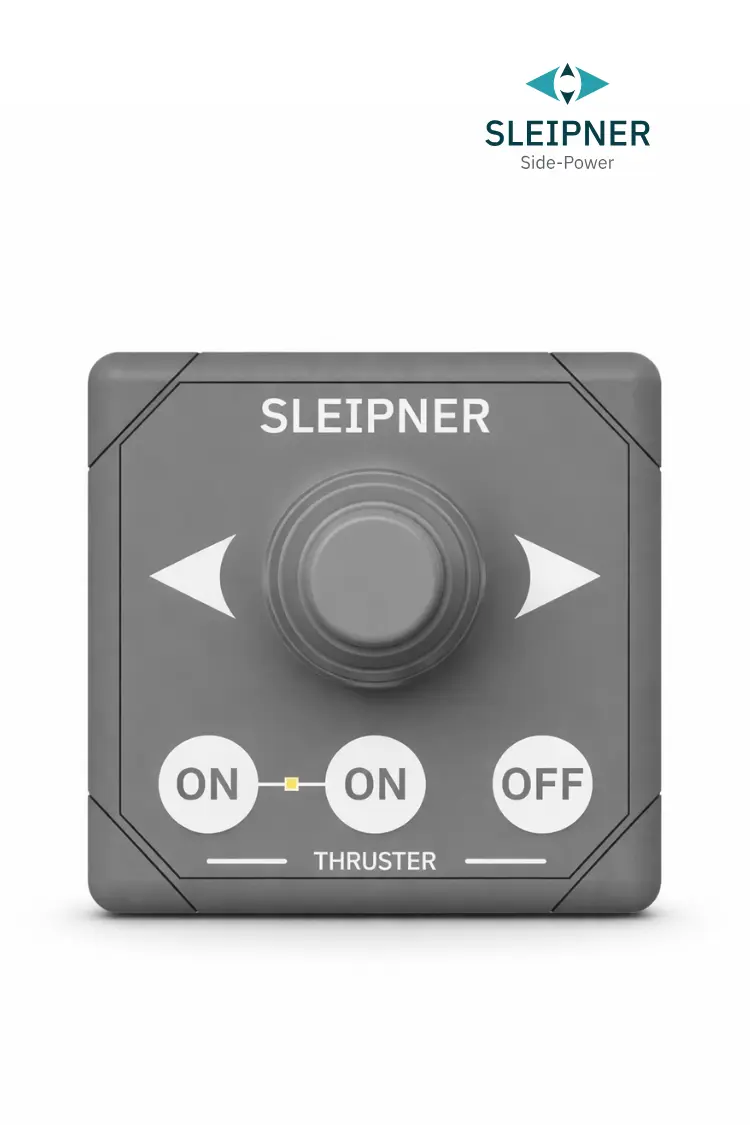 Single Joystick Bedienpanel für Sleipner® Bugstrahlruder, grau (8960 G)