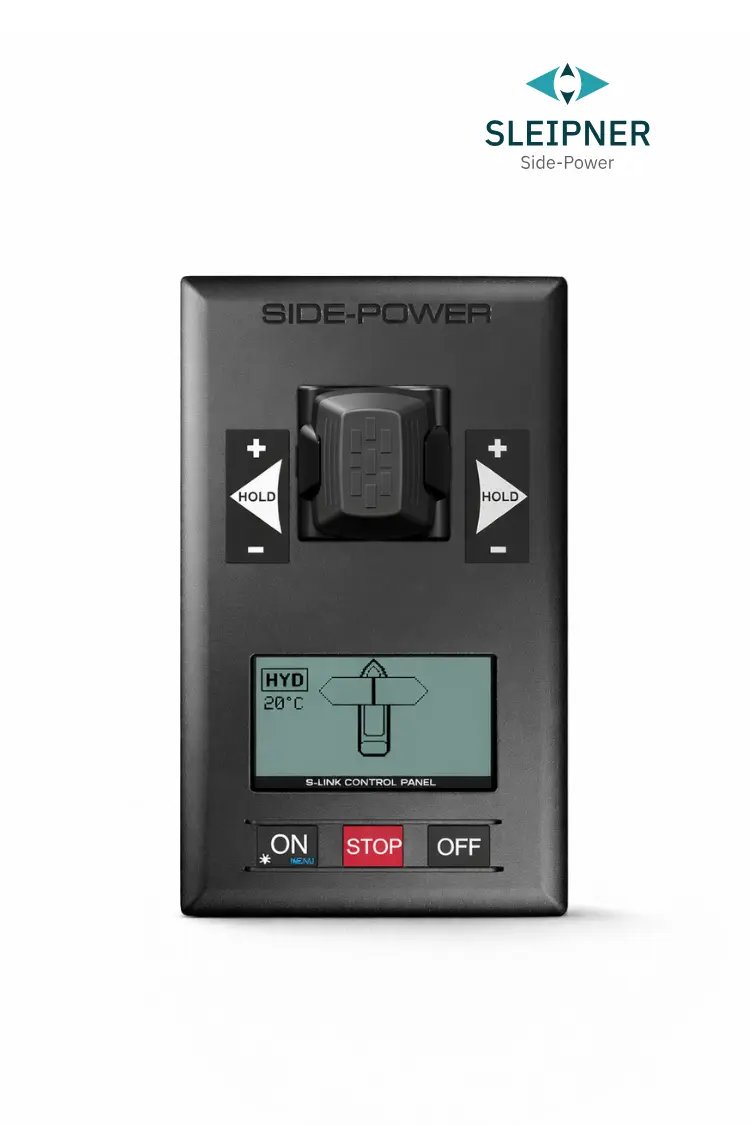 Single Joystick für hydraulische Bugstrahlruder der Sleipner® SAC/SH-Serie / S-Link™ / Hold-Funktion (PJC221)