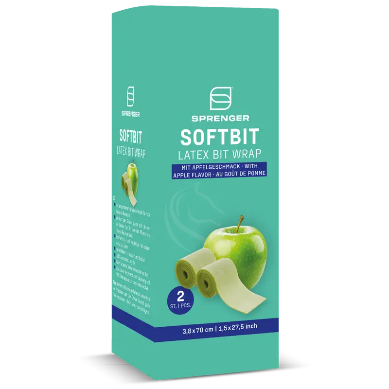 SoftBit Latex Gebissbandage mit Apfelgeschmack