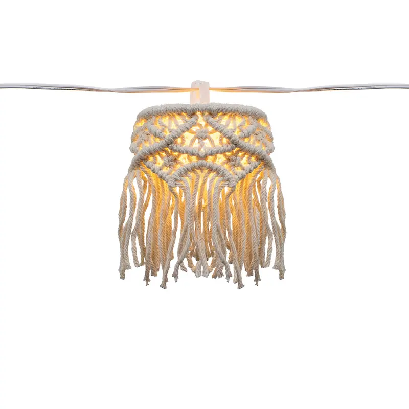 Solar-Lichterkette Makri im Makramee-Stil | 8 m