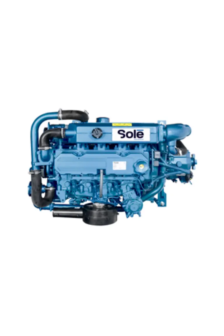 Solé Schiffsdiesel Mini 62 59 PS mit Technodrive Seaprop Saildrive, R=2.15